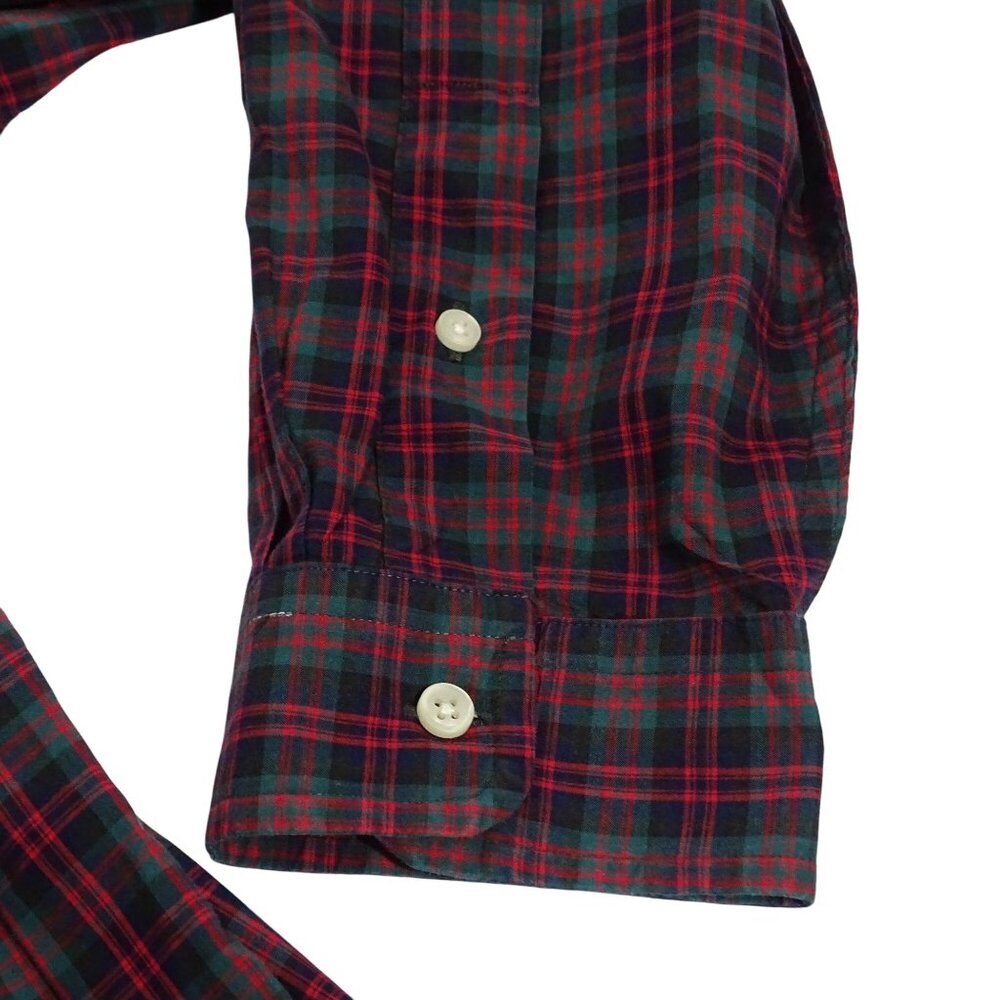 Polo Ralph Lauren Men Classic Fit Plaid Button Down Shirt Red Green XL Christmas - Picture 3 of 12